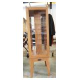 1110	THOMAS PACCONI 1900-2000 CLASSICS DISPLAY CASE FOR MODEL CARS ON STAND & TURNTABLE. APP. 41 IN 