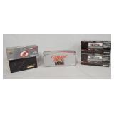 1130	LOT OF FIVE NASCAR MODEL CARS IN ORIGINAL BOXES.