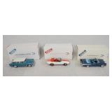 1144	LOT OF THREE DIE CAST 1:24 SCALE CHEVROLET MODELS FROM THE DANBURY MINT. LOT INCLUDES; THE 1957