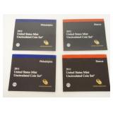 1185	GROUP OF 4 2011 & 2012  P & D MINT SETS