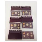 1196	5 UNITED STATES MINT PROOF SETS 1985-1989