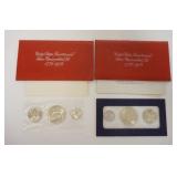 1206	2 BICENTENNIAL UNCIRCULATED COIN SETS