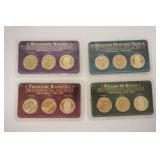 1213	4 2013 UNCIRCULATED PRESIDENTIAL COINS, PHILA AND DENVER. WILLIAM TAFT, WOODROW WILSON, THEODOR