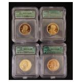 1260	4 SACAGAWEA DOLLARS 2000S, 2001S, 2002S, 2005S