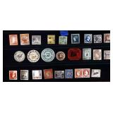 1278	STERLING SILVER WORLDS MOST VALUABLE STAMP COLLECTION FROM THE FRANKLIN MINT. COLLECTION INCLUD