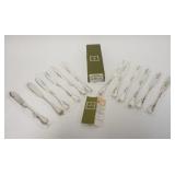 1016	CHRISTOFLE PARIS 12 8 IN FISH KNIVES, UNOPENED, SEALED IN BAGS, NEVER USED IN BOX