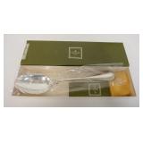 1024	CHRISTOFLE PARIS LARGE 9 3/ IN SERVING SPOON, UNOPENED, SEALED IN BAGS, NEVER USED IN BOX