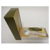 1025	CHRISTOFLE PARIS 7 IN GRAVY LADLE UNOPENED, SEALED IN BAGS, NEVER USED IN BOX