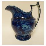 1080	HISTORICAL BLUE STAFFORDSHIRE PITCHER, 10 IN HIGH