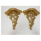 1095	PAIR OF WAL SHELVES HAVE PLATE GROOVES