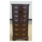 1204	ETHAN ALLEN 7 DRAWER LINGERIE CHEST. 22 IN W, 16 IN DEEP 52 IN H 