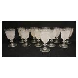 1279	11 WESTARD HO GOBLETS	11 WESTARD HO GOBLETS 6 1/4 IN H 