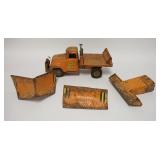 1291	TONKA TOYS TRUCK	TONKA TOYS HI-WAY DEPARTMENT TRUCK W/ ATTACHMENTS. AS FOUND. 14 IN L