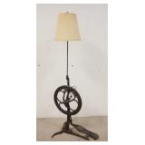 1297	FLOOR LAMP MADE FROM A FOOT PEDAL DENTIST DRILL