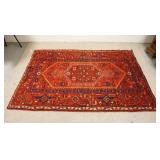 1311	RED ORIENTAL AREA RUG, 4 FT 4 IN X 6 FT 8 IN