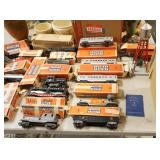 1317	LOT OF LIONELL TRAINS & ACCESSORIES, INCLUDES 2046 LOCOMOTIVE, CAR CARRIER W/CARS, PASSENGER TR