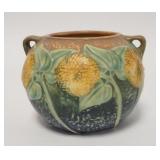 1030	ROSEVILLE SUNFLOWER POT, 4 1/4 IN HIGH