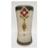1032	ROSEVILLE MOSTIQUE UMBRELLA STAND, 21 IN HIGH