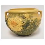 1033	ROSEVILLE YELLOW PEONY POT, 6 1/4 IN HIGH