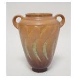 1035	FALLINE VASE ROSEVILLE, 8 1/4 IN HIGH