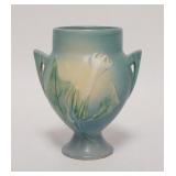 1037	ROSEVILLE THORNAPPLE GREEN VASE, 6 1/2 IN HIGH