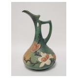 1058	ROSEVILLE MAGNOLIA LARGE EWER, GREEN, 15 1/2 IN HIGH