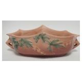 1085	ROSEVILLE BLEEDING HEART OVAL BOWL, 11 1/2 IN WIDE X 4 IN HIGH