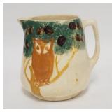 1098	EARLY ROSEVILLE OWL PITCHER, 7 1/4 IN HIGH