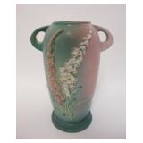 1120	ROSEVILLE FOXGLOVE LARGE VASE, 12 1/2 IN HIGH