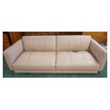 1044	NATAZZI ITALIAN LEATHER SOFA, UNUSED WITH TAGS, 79 IN X 33 IN X 24 3/4 IN HIGH