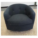 1045	MID CENTURY MODERN SWIVEL CHAIR, LOOSE AT BASE