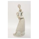 1145	LLADRO FIGURE OF A WOMAN HOLDING A CHILD. 13 1/2 IN H 