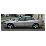 1165	2004 PONTIAC BONNEVILLE SILVER 4 DOOR G X P 45,244 MILES, VIN 1G2HZ54Y34U248946