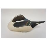 1207	WOOD DUCK DECOY SIGNED DAVID WALKER 02, 16 IN 
