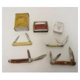 1250	LOT OF VINTAGE POLVET KNIVES & CIGARETTE LIGHTERS. LIGHTERS; IRON HORSE, LENARD-KORV-AIR-A-GO-G