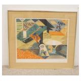 1264	PENCIL SIGNED LIMITED EDITION MODERN PRINT NO. 84/275. 26 1/6 IN X 23 1/4 IN INCLUDING FRAME 