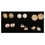 1337	6 PAIRS OF EARRINGS, PANETTA, LISNER, MANELLA, MONET, ETC