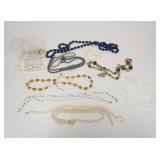 1342	LOT OF NECKLACES, SOME AS IS