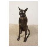 1009	LARGE BRONZE PERSIAN CAT, 22 IN HIGH