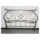 1010	CALIFORNIA FANCY IRON KING SIZE HEADBOARD, MELODY