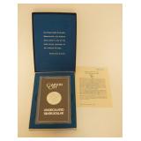 1050	1884 CARSON CITY MORGAN SILVER DOLLAR, UNCIRCULATED W/BOX & CERTIFICATE