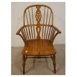 1063	WINDSOR STYLE ARM CHAIR, CUT OUT SPLAT