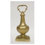 1094	URN FORM BRASS OVER IRON DOOR STOP, 12 IN HIGH