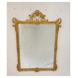 1103	LABARGE LARGE GILT MIRROR W/ BEVELLED GLASS. 37 IN X 53 IN 
