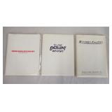 1003	LOT OF THREE MOVIE PRESS KITS. LOT INCLUDES FERRIS BUELLERS DAY OFF- CONTAINS 16 PRINTS INCLUDI