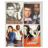 1007	LOT OF FOUR LETHAL WEAPON MOVIE PRESS KITS FOR THE 1ST, 2ND, 3RD, & 4TH INSTALLMENTS. KITS CONT