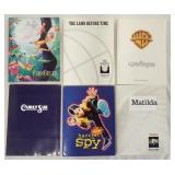 1022	LOT OF SIX MOVIE PRESS KITS, LOT INCLUDES; THE LAND BEFORE TIME, A LITTLE PRINCESS, MATILDA, HA