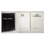 1027	LOT OF THREE MOVIE PRESS KITS. LOT INCLUDES, TWISTER; CONTAINS 3 STILLS & PRODUCTION INFO. E.T.