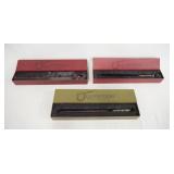 1067	LOT OF THREE WIZARDING WORLD OF HARRY POTTER *OLLIVANDERS* WANDS LOT INCLUDES HOLLY, IVY, & ASH