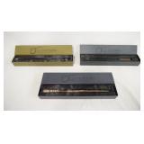 1068	LOT OF THREE WIZARDING WORLD OF HARRY POTTER *OLLIVANDERS* WANDS LOT INCLUDES BIRCH, HAWTHORNE,